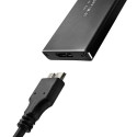 SSD Enclosure - Qoltec 51854 M.2 SATA USB 3.0 Black