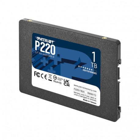 Internal SSD - Patriot Memory P220 1TB 2.5" Serial Ata Iii