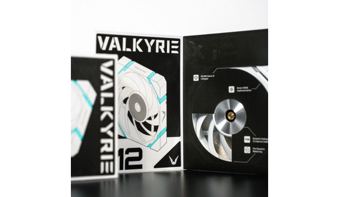 Cooling System - Valkyrie VK-FANX12FB Processor Fan 80 CFM Black