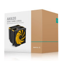 CPU Cooler - Deepcool Ak620 Zero Dark Zoria, Black