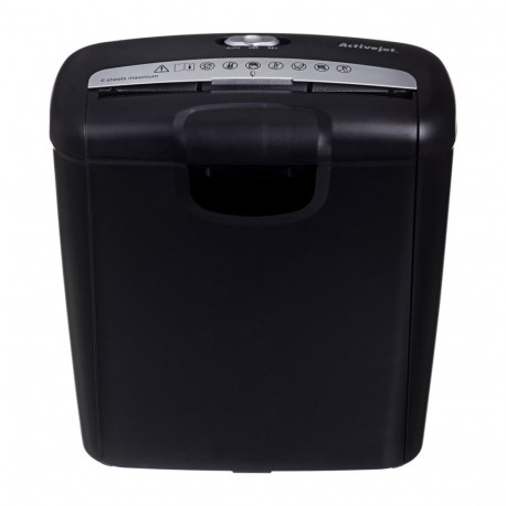 Shredder - Activejet ASH-0601S, P-1, 10L, 6 sheets, 3000 mm/min, black