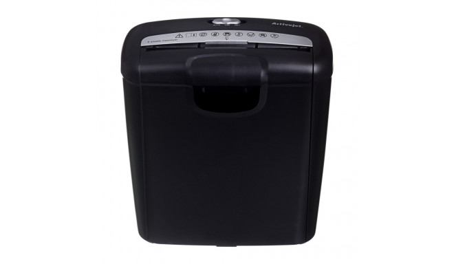 Shredder - Activejet ASH-0601S, P-1, 10L, 6 sheets, 3000 mm/min, black