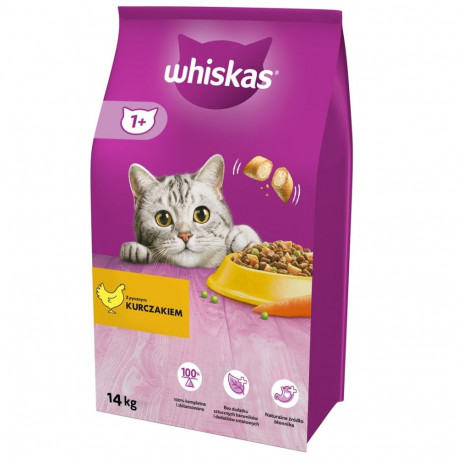 Dry Cat Food - Whiskas Adult Chicken 14kg