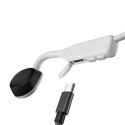 Headphones - Shokz Openmove Wireless Ear-hook Headphones White