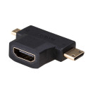 Cable Adapter - Akyga Ak-ad-23 Mini/hdmi Microhdmi Black