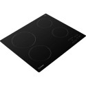 Ceramic Hob - Indesit Aar 160 C 58 Cm Ceramic 4 Zone Black