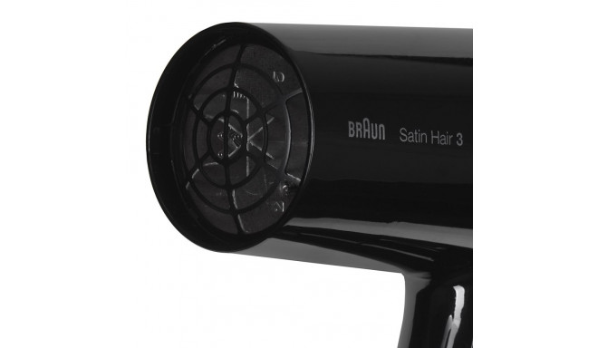 Hair Dryer - Braun Satin Hair 3 Style&Go 1600W Travel Black