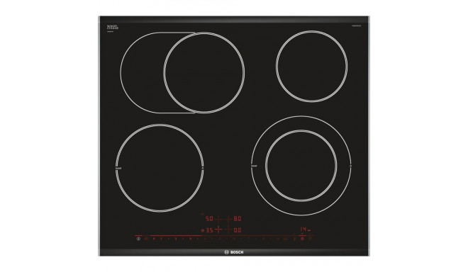 Built-in Ceramic Hob - Bosch Serie 8 PKN675DP1D 4 Zones Black