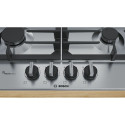 Gas Stove - Bosch Serie 6 Pch6a5b90 60cm 4 Zone Gas Hob Stainless Stee