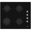 Gas Hob - Beko HILG64120S 60 cm 4 Zones Built-in Black
