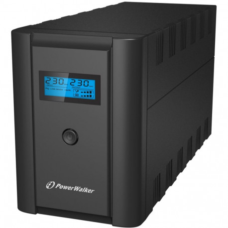 Power Supply - PowerWalker VI 1200 LCD 1.2 kVA 600 W Black