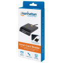 Smart Card Reader - Manhattan 12 Mbps, Black