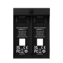 Battery - Hoverair Two-battery Charger Black