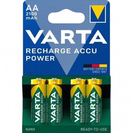 Rechargeable Batteries - Varta Hr6 AA 2100 Mah, Green, Yellow