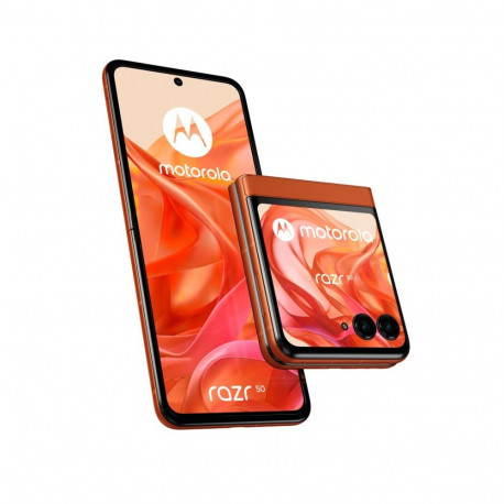 Mobile Phone - Motorola Razr 50 8GB 256GB 6.9" P-OLED 120Hz Dual Camera 5G Spritz Orange