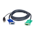 KVM Cable - ATEN USB VGA 5m Black