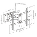 TV Mount - Gembird Wm-80st-02 Full-motion TV Wall Mount 37" - 80" (60k