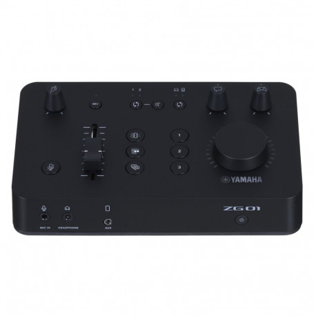 Audio Interface - Yamaha Zg01 2 Channels Black