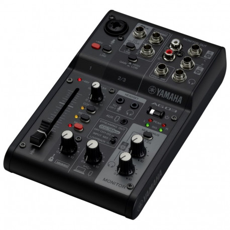 Audio Interface - Yamaha AG03MK2 3 Channels 24-bit Black