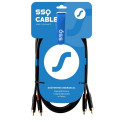 Audio Cable - Ssq Rcarca2 Ss-1432, Black