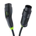 Mobile Ev Charger - Green Cell Habu 11kw 7m Type 2, Black