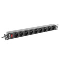 Power Strip - Lanberg 19" 1u 16a 230v