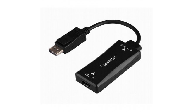 HDMI Adapter - Gembird A-HDMIF30-DPM-01 0.15 m Active 4K 30Hz HDMI to DisplayPort