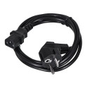 Power Cord - Gembird Pc-186, Black
