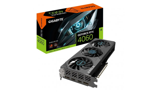 Graphics Card - Gigabyte Geforce Rtx 4060 Eagle Oc 8GB Gddr6