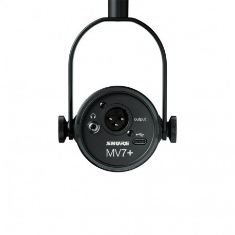 Lecture Microphone - Shure Mv7+k-xlr/usb-c, Black