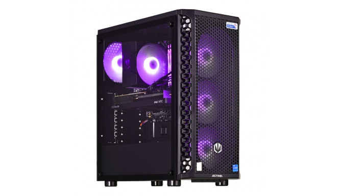 Gaming PC - Actina Ryzen 7 5700X 32GB 1TB SSD RTX 4060 Black