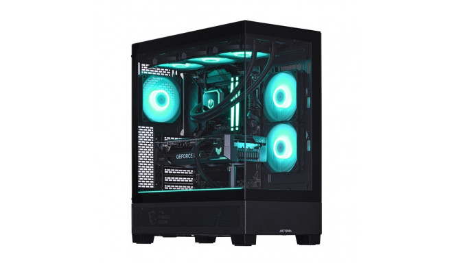 Desktop Computer - Actina Ryzen 7 7800X3D 32GB DDR5 1TB RTX 4080 SUPER Black Actina PC Ryzen 7 7800X