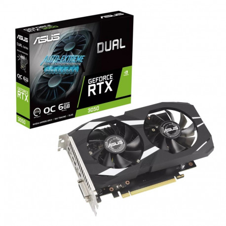 Graphics Card - ASUS GeForce RTX 3050 6GB GDDR6 Black