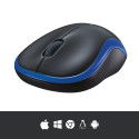 Wireless Mouse - Logitech M185 Optical 1000 DPI Black