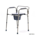 Adjustable Stool - Height-adjustable Folding Toilet Chair