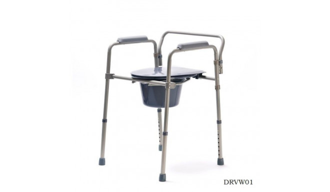 Adjustable Stool - Height-adjustable Folding Toilet Chair