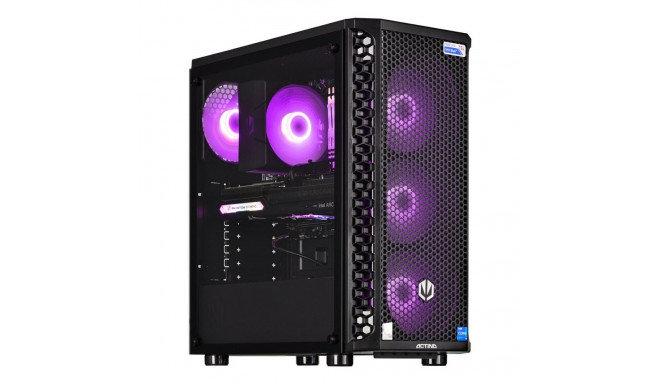 Desktop Computer - Actina Ryzen 5 5600X 32GB 1TB SSD RTX 4060 Black Actina PC Ryzen 5 5600X, 32GB DD