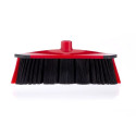 Broom Refill - Vileda 3Action Soft/Hard Bristle Grey/Black/Red