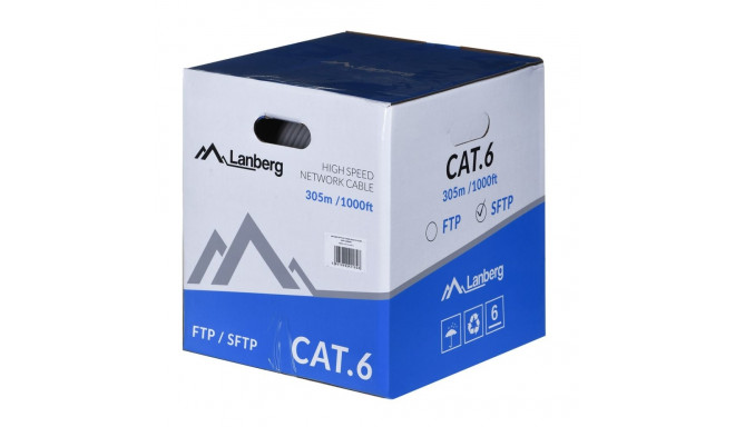 Network Cable - Lanberg Lcs6-11cu 305m Cat.6 Sftp Gray