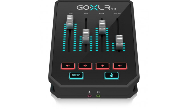 Audio Mixer - TC Helicon Go XLR Mini USB Powered XLR Input 24-bit Processing Black