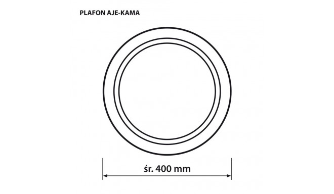 Ceiling Light - Activejet LED Plafond Aje-kama 24w