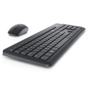 Wireless Keyboard & Mouse Combo - Dell Km3322w Us International Black