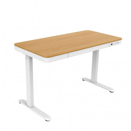 Adjustable Desk - Tuckano Et119w-c White/oak