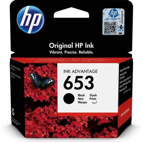 Printer Ink - HP 653 Black