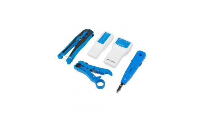 Cable Crimper Tool Set - Lanberg NT-0302 RJ-45/RJ-11 Multicolour