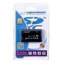 Card Reader - Esperanza EA119 USB 2.0 480 Mbit/s Black