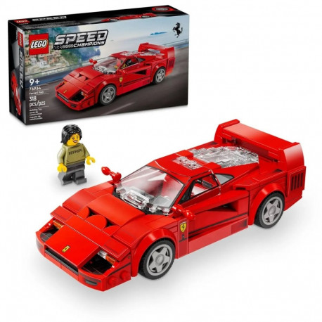 Construction Set - LEGO Speed Champions Ferrari F40 Supercar 318pcs Ages 9+