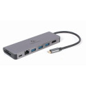 USB Adapter - Gembird A-CM-COMBO5-05 USB Type-C 5-in-1