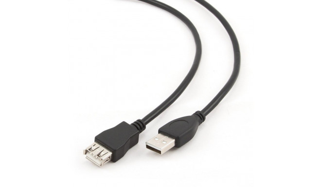 USB Cable - Gembird 3m A M/FM Black