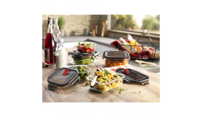 Food Container - Zwilling 39506-006-0 Square "Box" 1.1 L Black, Transparent 1 pc